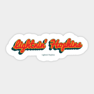 Lightnin' Hopkins Sticker